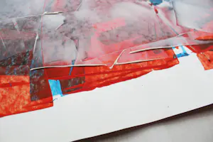 Isabella Ritschl - "Unterwolkenrot" 2009 - Gemälde - handsigniert kopen? Bied vanaf 180!