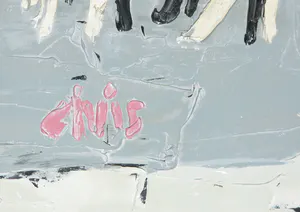 Chris Semmelink - Gemengde techniek op hardboard, Zonder titel - Ingelijst (Zeer Groot) kopen? Bied vanaf 1!