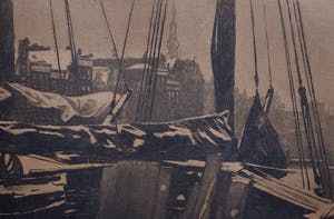 Willem Witsen - Turfschepen in de Oude Schans kopen? Bied vanaf 350!