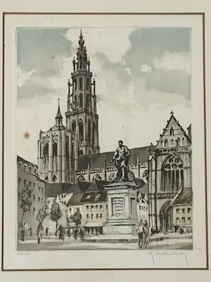 Buy Roger Hebbelinck - Onze Lieve Vrouwe-Kathedraal Antwerpen? Bid from 29!