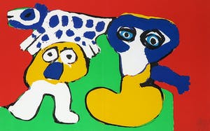 Karel Appel - Gesigneerde litho uit de uitgave Ariel 31 - Ingelijst kopen? Bied vanaf 1!
