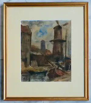 Marie Henry Mackenzie - Binnenhaven Schiedam met molen verkauft für € 325!