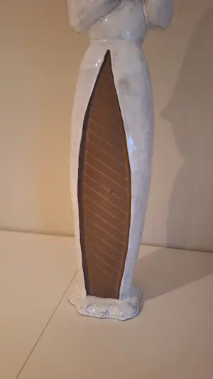 Paul Sersté - religieus beeld - Madonna / Moeder Maria met kind - terracotta en keramiek kopen? Bied vanaf 50!