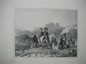 Johannes d'Arnaud Gerkens - Een groep jagers en paarden kopen? Bied vanaf 20!