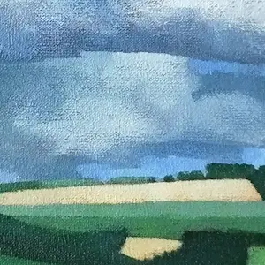 Willem Visser - Eifellandschap met wolkenlucht kopen? Bied vanaf 130!