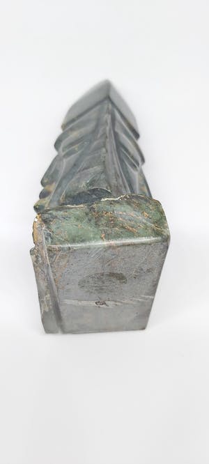 Niet of onleesbaar gesigneerd - Mexicaanse Sjamaan 2 gezichten groen marmer kopen? Bied vanaf 1!