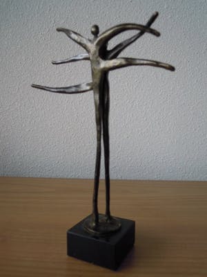 Corry Ammerlaan - Prachtig beeldje van dansend paar kopen? Bied vanaf 20!