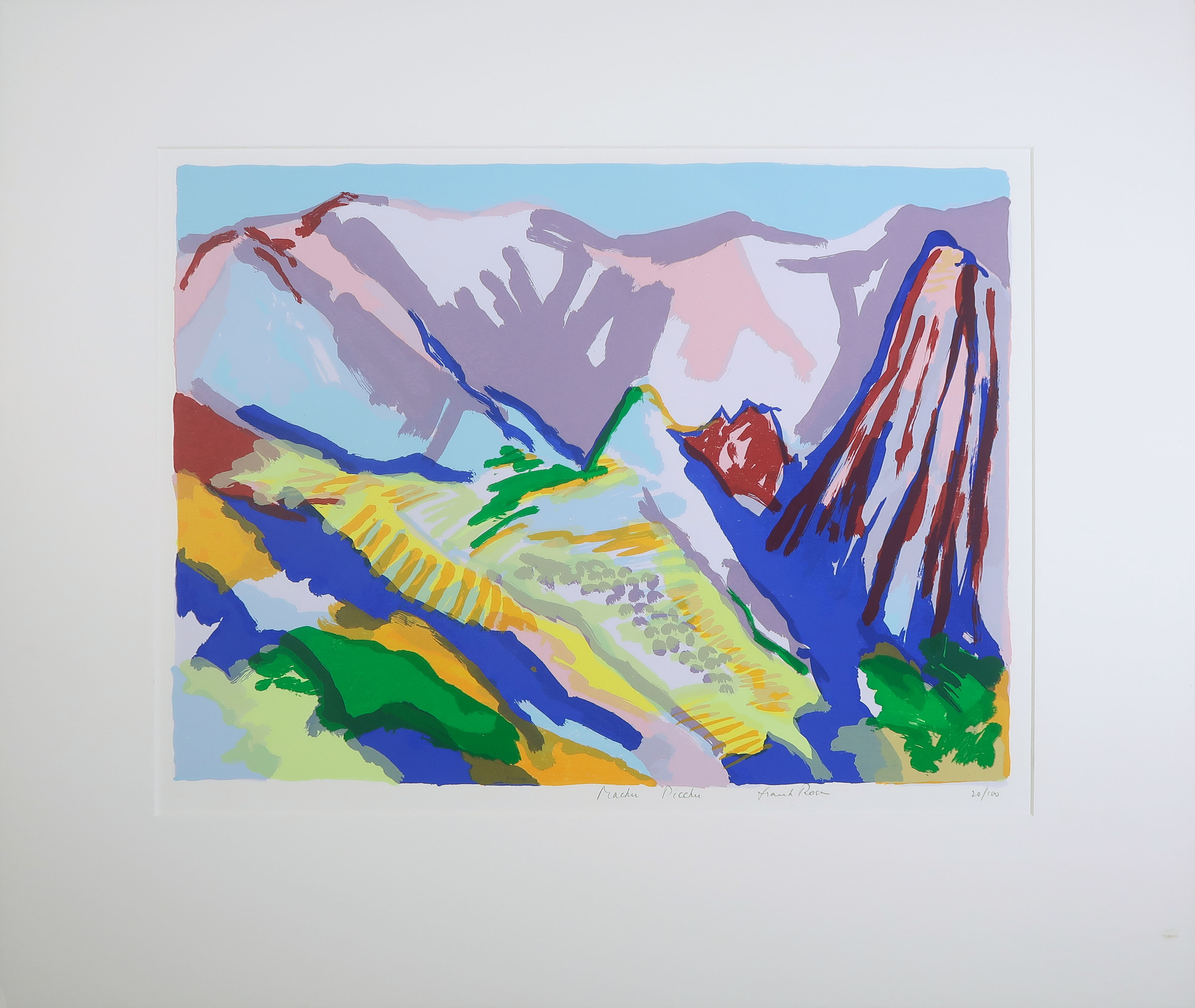 Frank Rosen - Zeefdruk, Machu Picchu kopen? Bied vanaf 1!