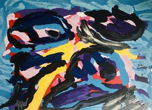 Karel Appel - 3 faces like clouds kopen? Bied vanaf 390!