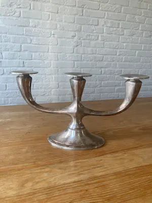 WMF - WMF Art Deco Kandelaar - gemerkt , jaren 30s-40s, Verzilverd kopen? Bied vanaf 55!