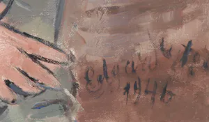 Edgard Tytgat - Olieverf op doek, La Mélancolie - Ingelijst kopen? Bied vanaf 8000!