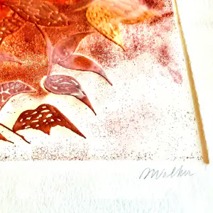 Anne Walker - Farb Radierung "Oktober 4" handsigniert limitiert 45/99 70er/80er Jahre kopen? Bied vanaf 120!