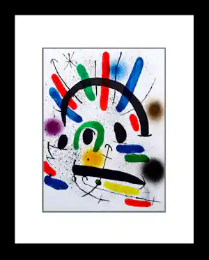 Joan Miro - Originele lithografie II - Litografo (Band I) 1972 , referenties Mourlot 858 vendu pour 139€ !