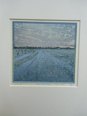 Siemen Dijkstra - WINTERWEG /// HOUTSNEDE VAN SIEMEN DIJKSTRA kopen? Bied vanaf 60!