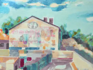 Willem Brauck - "St. Raphael" | kleuren zeefdruk - ingelijst kopen? Bied vanaf 40!