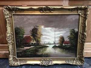 Niet of onleesbaar gesigneerd - Voor anker. kopen? Bied vanaf 1!
