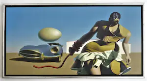 Jan Bouman - Surrealistische voorstelling kopen? Bied vanaf 175!