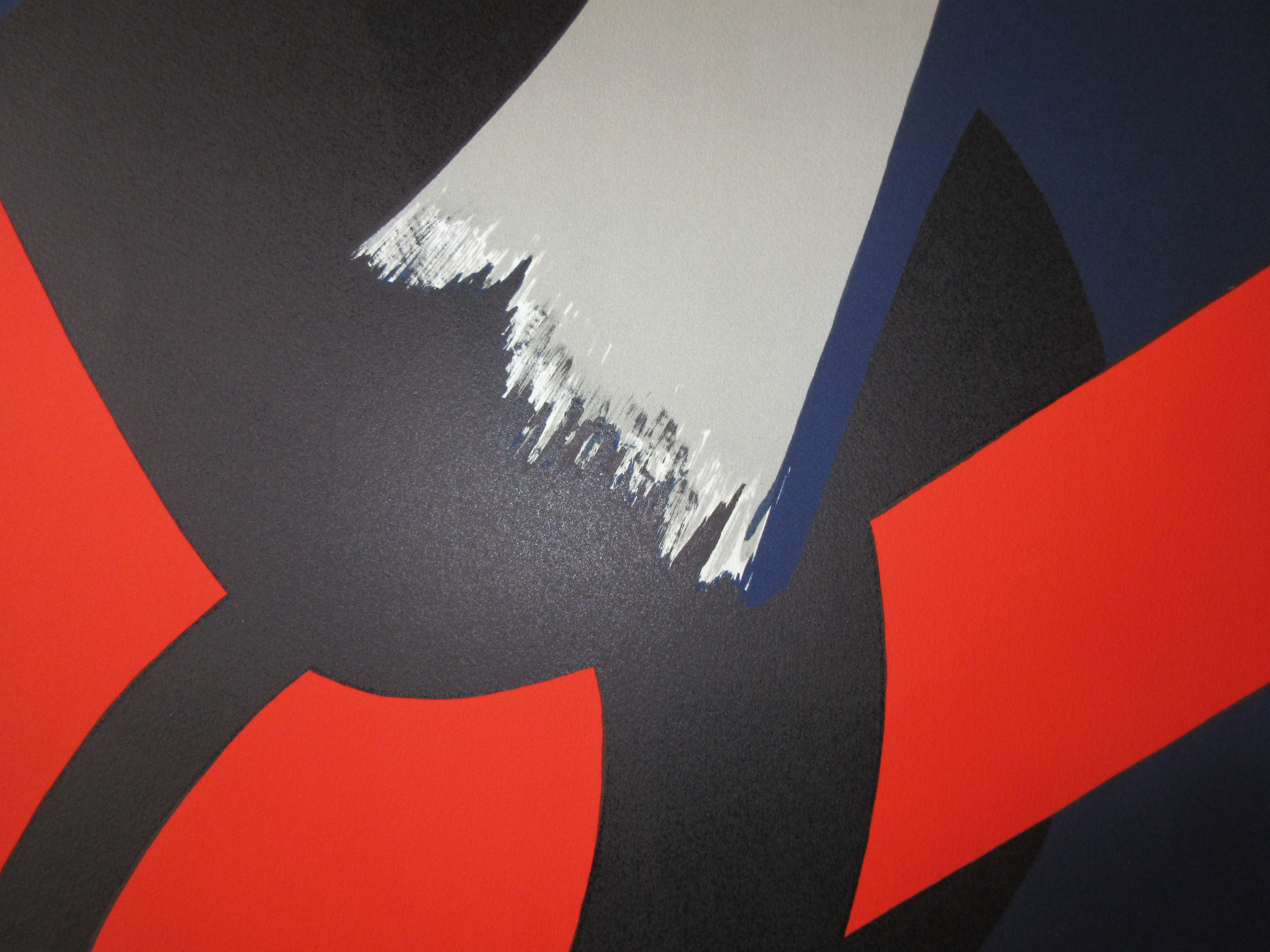 Niet of onleesbaar gesigneerd - Abstracte Zeefdruk - gesigneerd - oplage 125 stuks kopen? Bied vanaf 1!