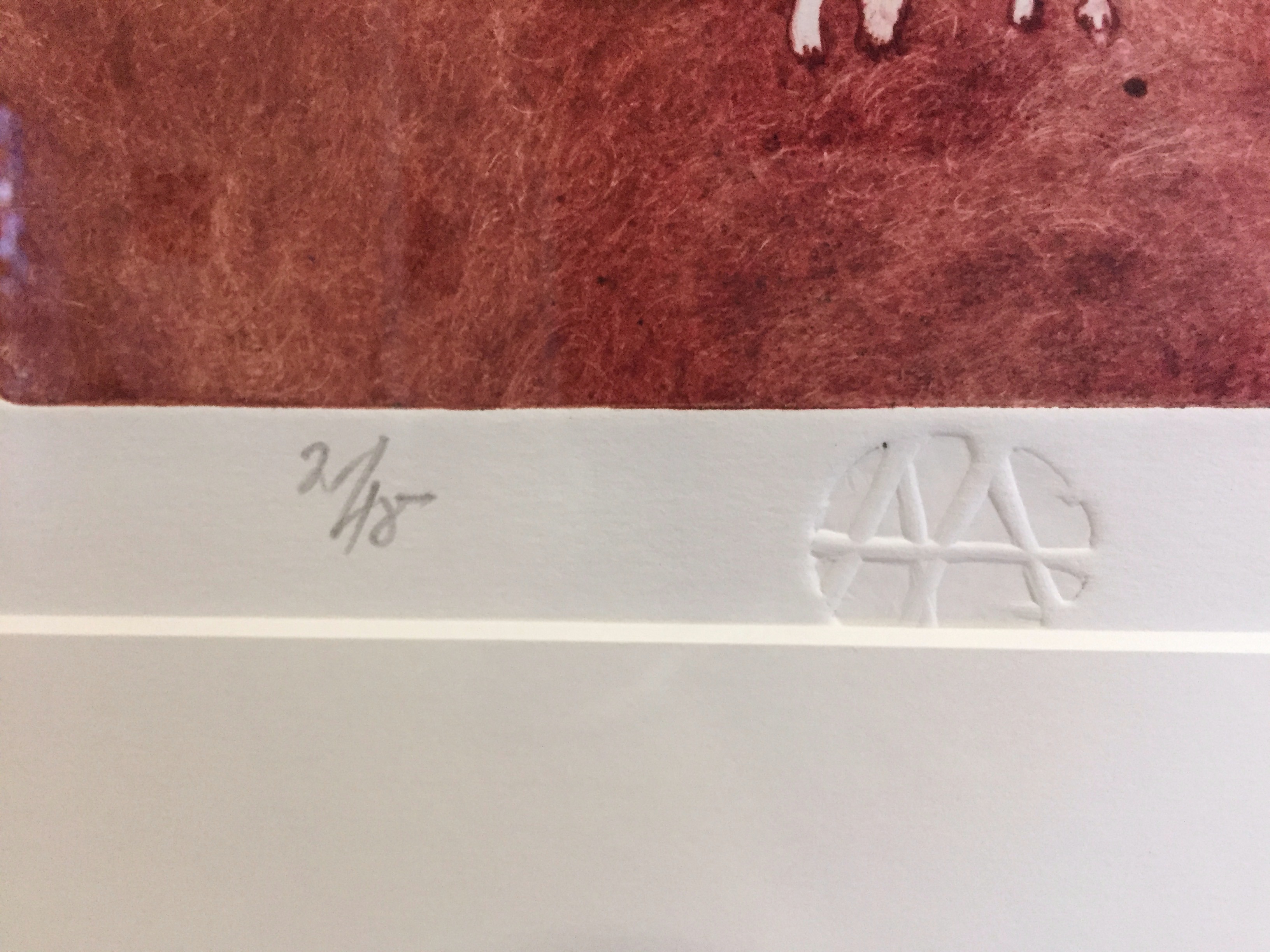 Ad Arma - Dancing The Raincloud (grote kleuren-ets / oplage 18 nr 2) kopen? Bied vanaf 300!