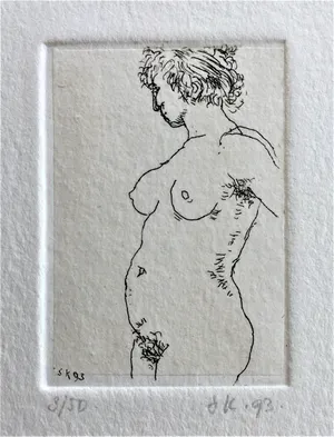 Simon Koene - Klein naakt (van opzij) kopen? Bied vanaf 25!