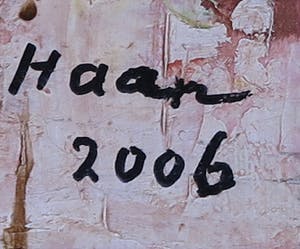 Pieter Haan - Acryl op doek, Zonder titel kopen? Bied vanaf 1!
