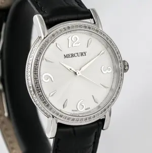 Zwitsers Mercury Diamond dames horloge kopen? Bied vanaf 390!