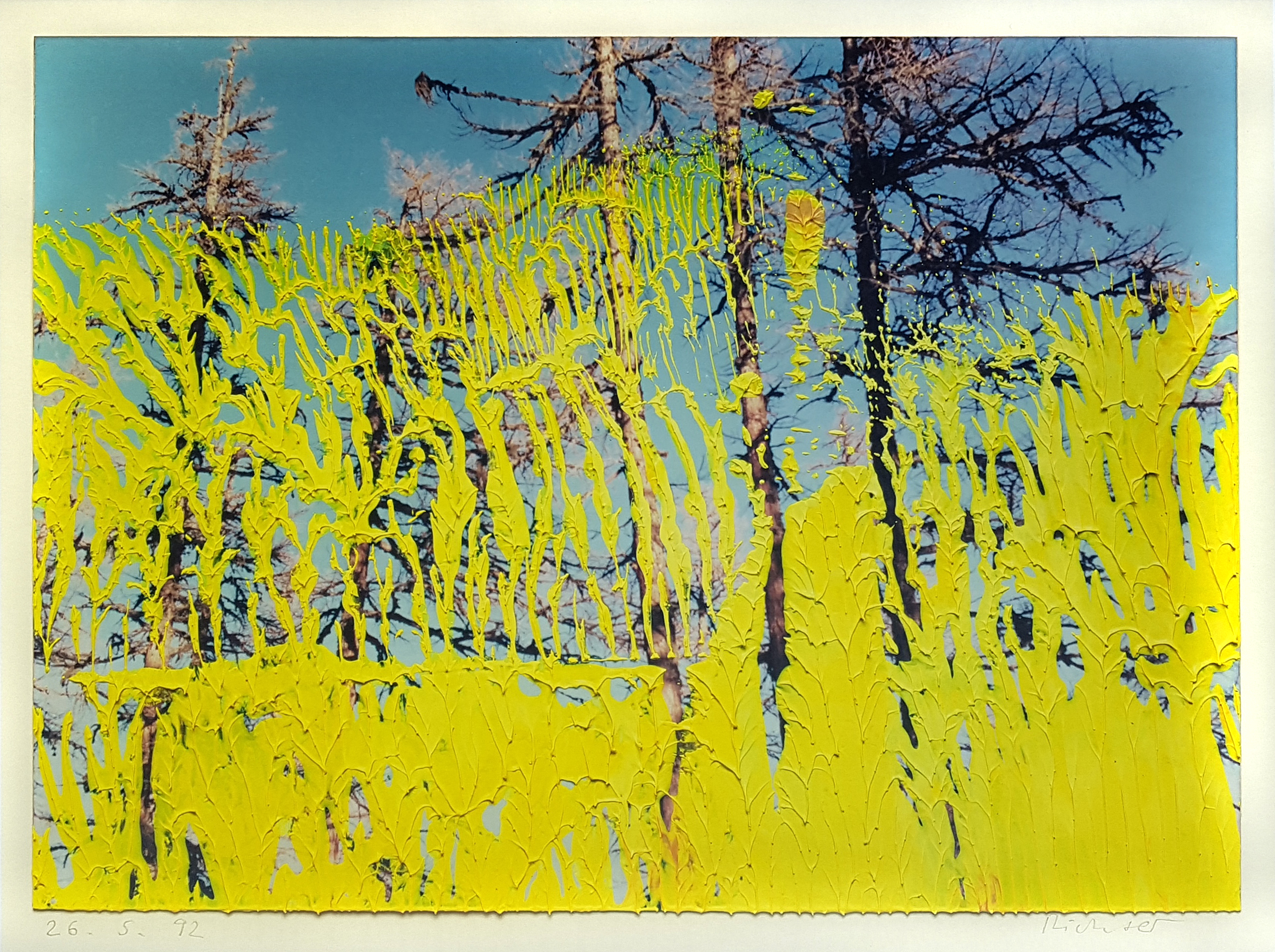 Gerhard Richter - '26. 5.92' - Farboffset, drucksigniert sold