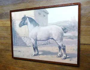 Otto Eerelman - Chromolithografie, Het Bretagner paard, kopen? Bied vanaf 60!