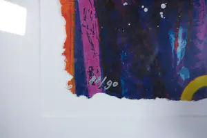Jos Verwiel - Zeefdruk, Blueprint II - Ingelijst kaufen? Bieten Sie von 40!
