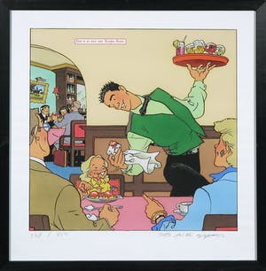 Theo van den Boogaard - Piëzografie, Dat is er een van Tempo-Team (Horeca) - Ingelijst kopen? Bied vanaf 1!