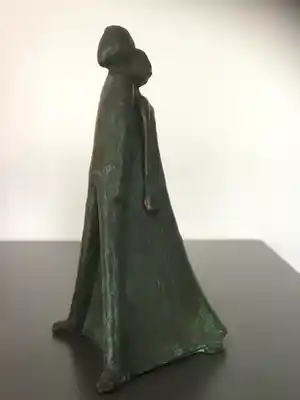 Wim Jurcka - Man en vrouw ruggelings staand verkauft für € 79!