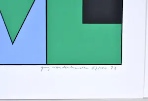 Guy Vandenbranden - Zeefdruk - Gesigneerd - 40x30 cm - 1973 kopen? Bied vanaf 290!