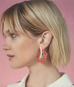 Corneille - Set van 2 kunstenaarsjuwelen : bloemen en vogels kopen? Bied vanaf 85!