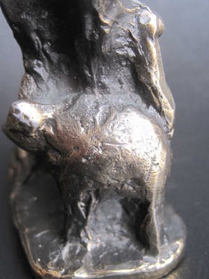 Brons (Onbekend) - Persoon met dieren kopen? Bied vanaf 30!