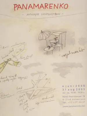 Panamarenko - Vogelmarkt - Originele poster kopen? Bied vanaf 100!