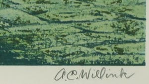 Carel Willink - Litho, De eeuwige schreeuw - Ingelijst kopen? Bied vanaf 400!