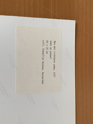 Niet of onleesbaar gesigneerd - Foto's (3) schilderijen Co Westerik Stedelijk Museum kopen? Bied vanaf 10!