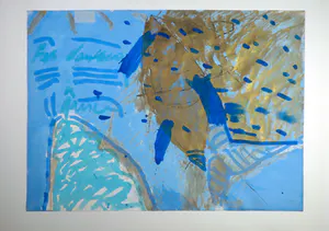 Titus Nolte - Aquarel op papier, Zonder titel (Groot) kopen? Bied vanaf 1!