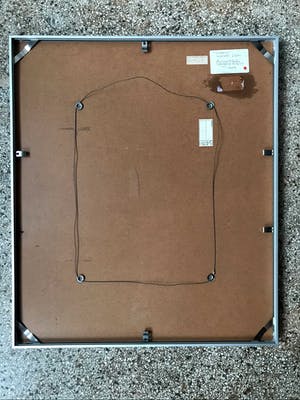 Anthonie Mandos - 'Voorhang' / handgesigneerd - ingelijst in Barth lijst & Passepartout / 1992 kopen? Bied vanaf 50!