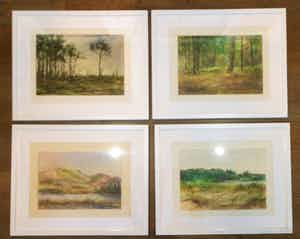 Ton Pape - 4 x landschap verkocht voor € 75!