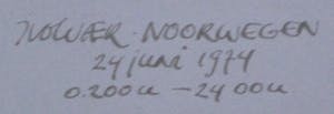 Jan Hendrix - Seriegrafie(zeefdruk): Noorwegen - 1975 kaufen? Bieten Sie von 55!