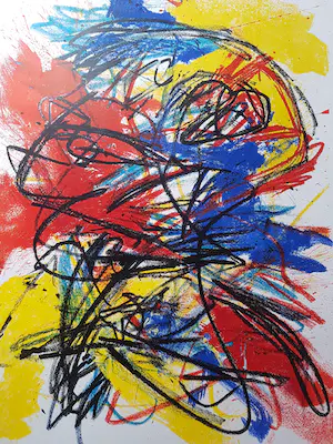 Karel Appel - Geh durch den Spiegel kopen? Bied vanaf 395!