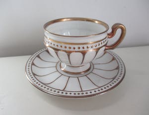 Royal Limoges - Rosenthal, Hutschenreuter e.a. 5 stuks antieke miniatuurkopjes van porselein kopen? Bied vanaf 30!