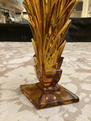 Brockwitz Glas - Art deco vaas kopen? Bied vanaf 35!