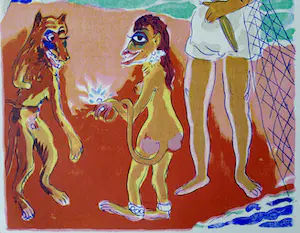 Kees van Dongen - Gravure 1001 nacht : 'Khalife le pauvret les singes fardés' kopen? Bied vanaf 5!