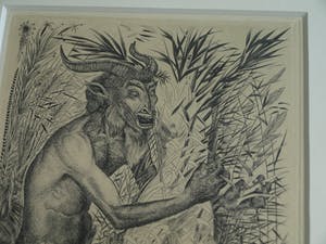 Erik Thorn Leeson - Ingelijste gravure , Pan & Syrinx – 1952 : Prix de Rome Grafische Kunst kopen? Bied vanaf 75!