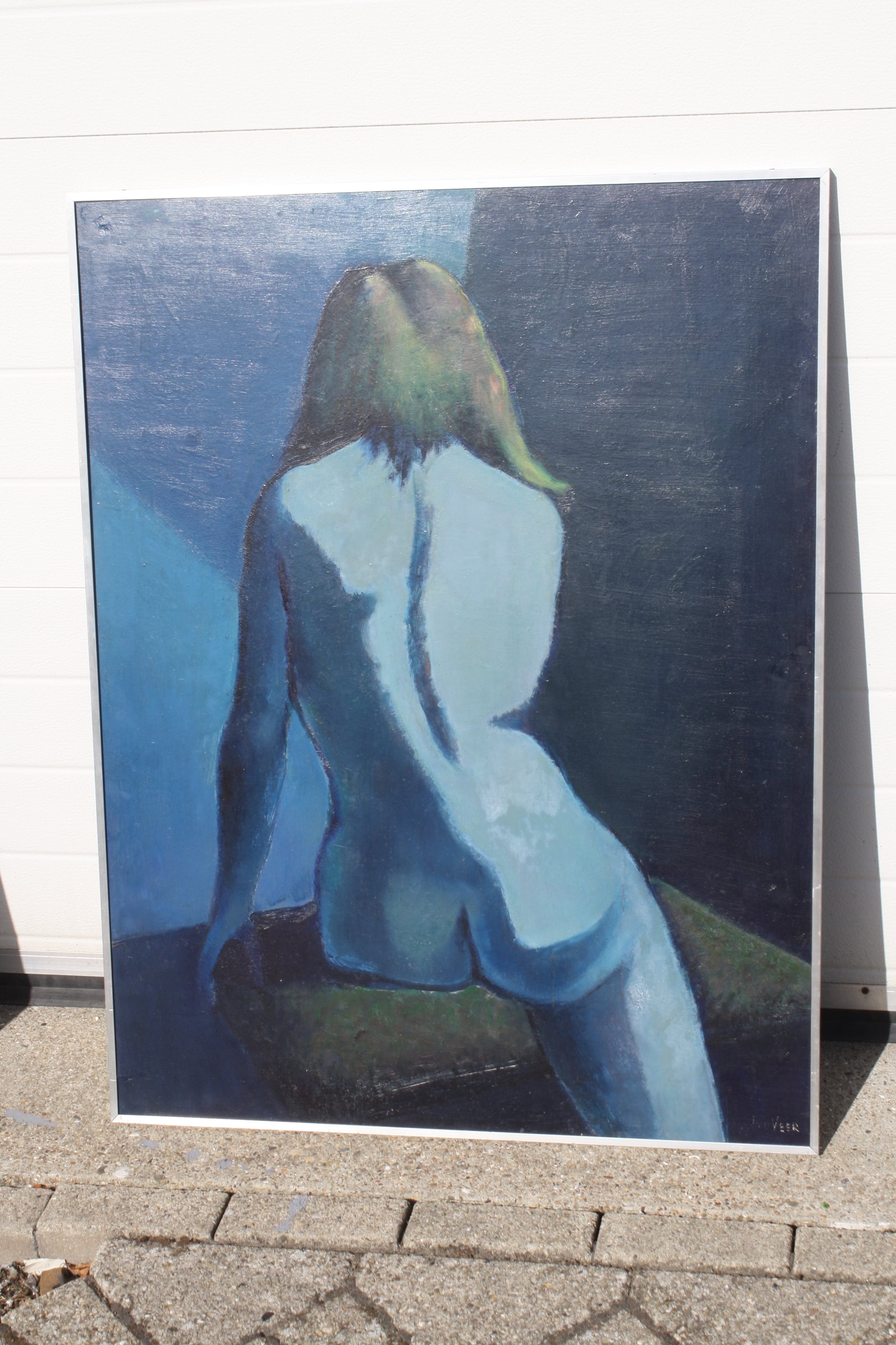 Jan van der Veer - NAAKT in BLAUW kopen? Bied vanaf 190!