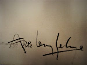 Arie van Selm - 1985 Galerie d’Eendt Amsterdam - Grote Abstract Figuratieve Tekening - gesigd. kopen? Bied vanaf 10!