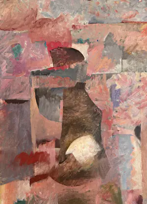 Wil Bouthoorn - olieverf op doek | 'zonder titel' | 1996 (Herkomst nalatenschap Bouthoorn) kopen? Bied vanaf 950!