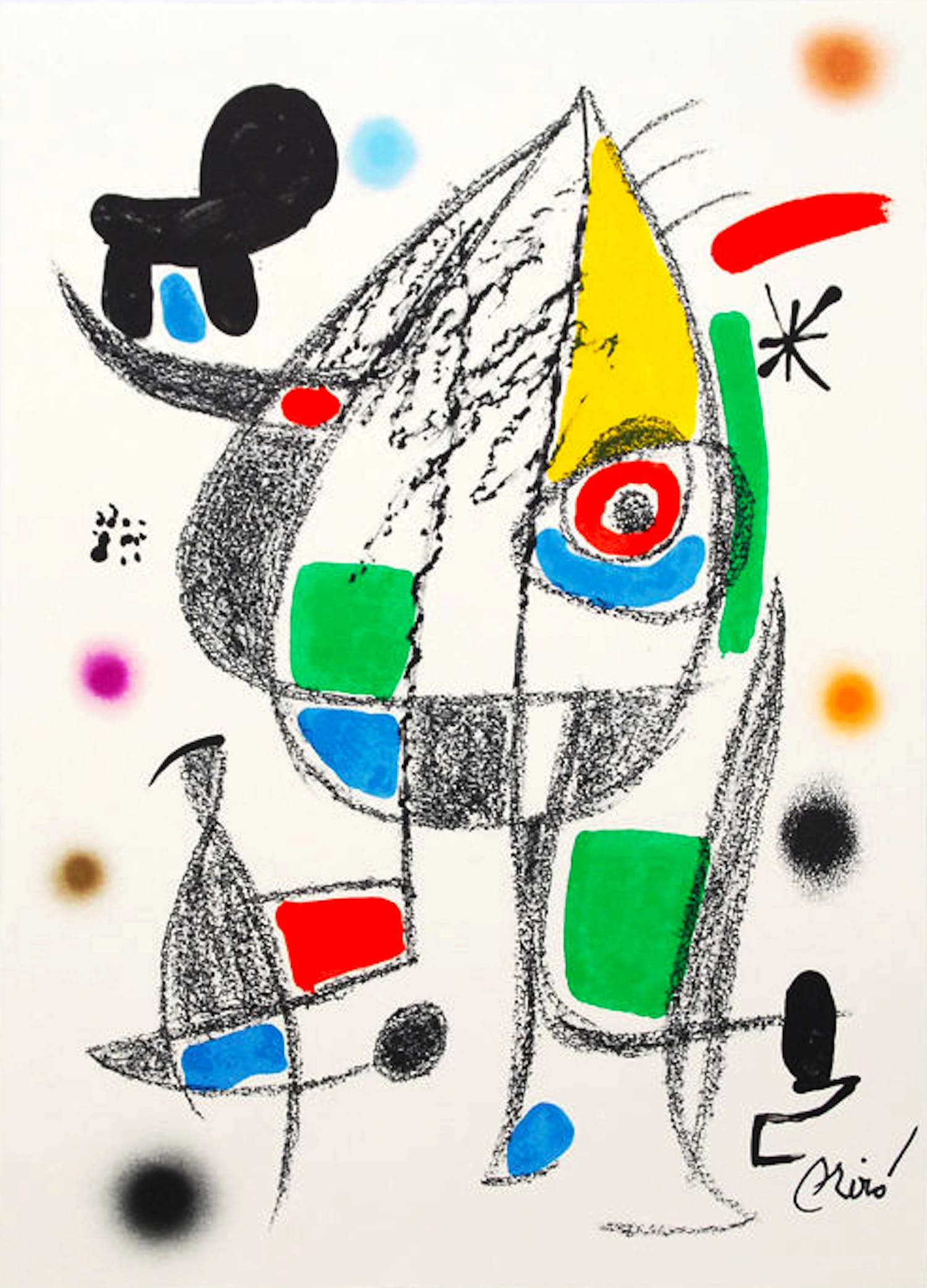 Joan Miro - Maravillas con variaciones acrósticas en el jardín de Miró - 20 - Lithografie verkocht voor € 125!